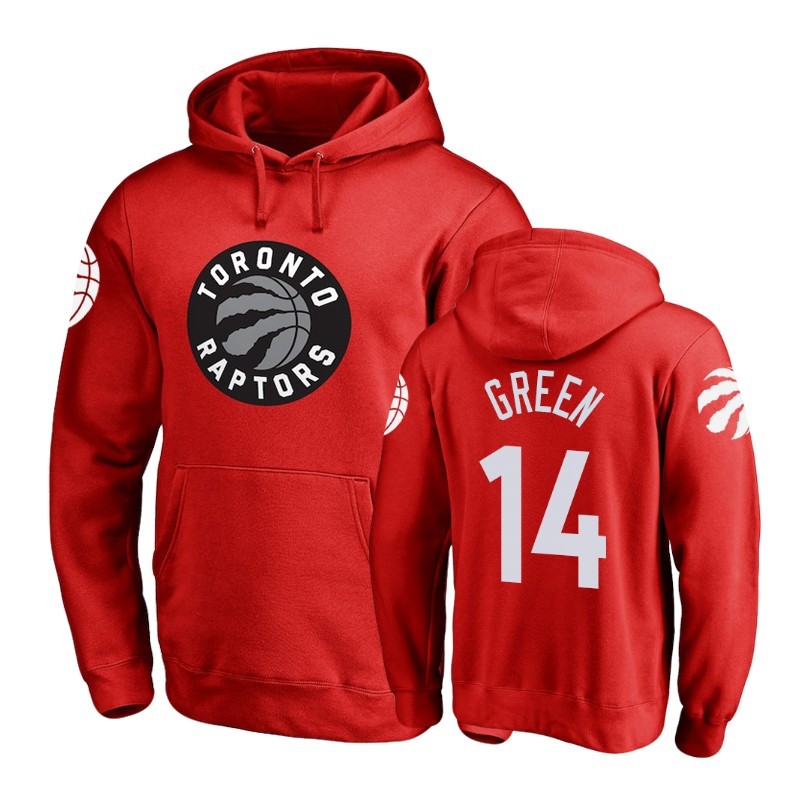 Felpe Con Cappuccio Toronto Raptors #14 Danny Green Rosso Acquista