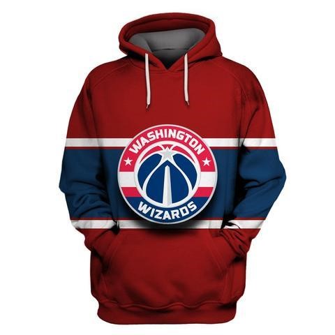 Felpe Con Cappuccio Washington Wizards Rosso Acquista