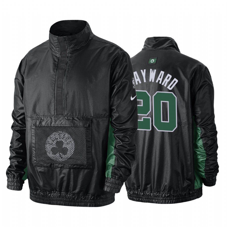 Giacca NBA Boston Celtics #20 Gordon Hayward Nero Acquista