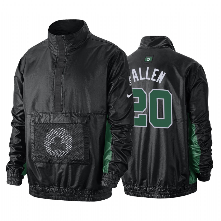 Giacca NBA Boston Celtics #20 Ray Allen Nero Acquista