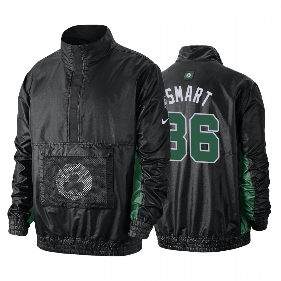 Giacca NBA Boston Celtics #36 Marcus Smart Nero Acquista