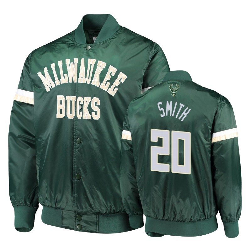 Giacca NBA Milwaukee Bucks #20 Jason Smith Verde Acquista