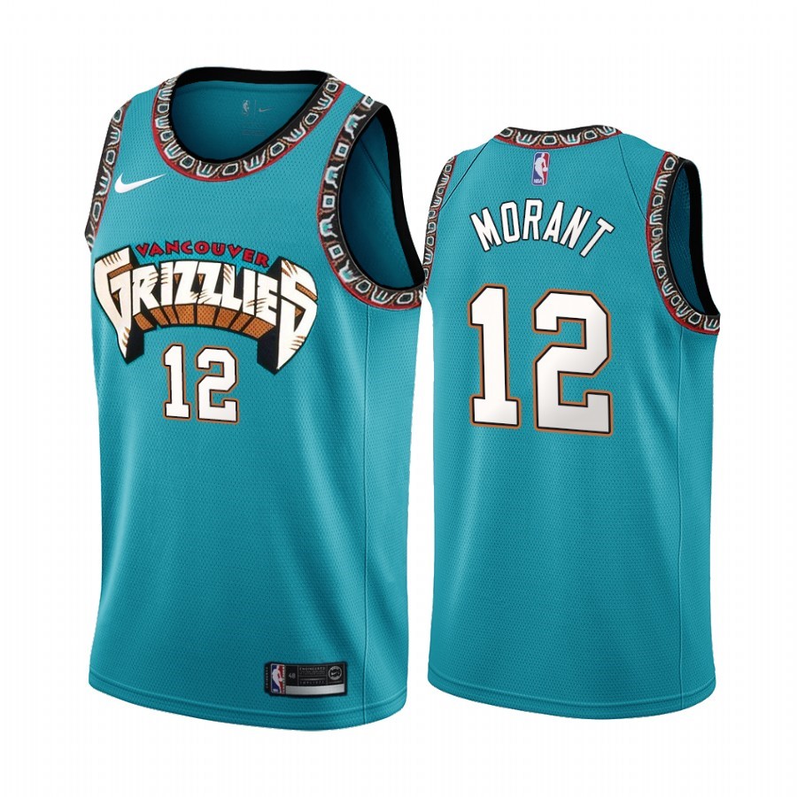 Maglia NBA Earned Edition Memphis Grizzlies #12 Ja Morant Blu 1988-89 Acquista