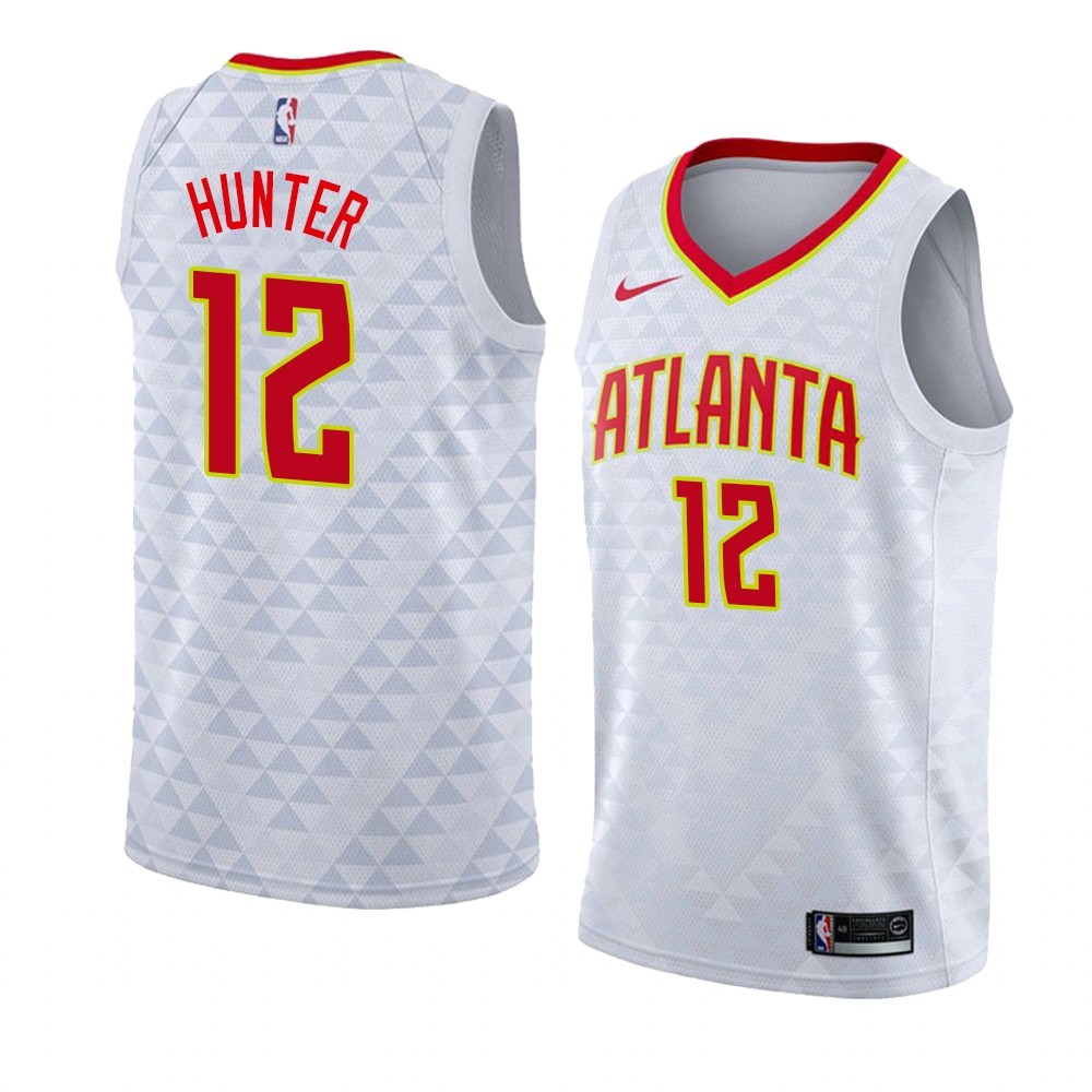 Maglia NBA Nike Atlanta Hawks #12 De'andre Hunter Bianco Association 2019-20 Acquista