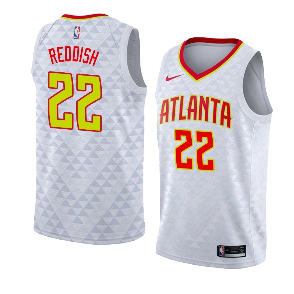 Maglia NBA Nike Atlanta Hawks #22 Cam Reddish Bianco Association 2019-20 Acquista