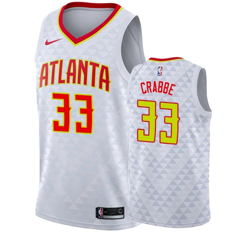 Maglia NBA Nike Atlanta Hawks #33 Allen Crabbe Bianco Association 2019-20 Acquista
