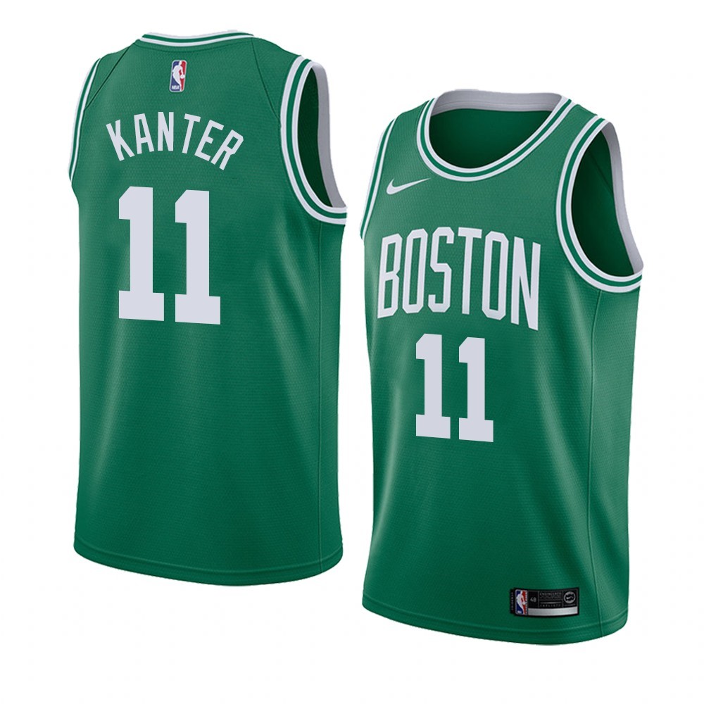 Maglia NBA Nike Boston Celtics #11 Enes Kanter Verde Icon 2019-20 Acquista