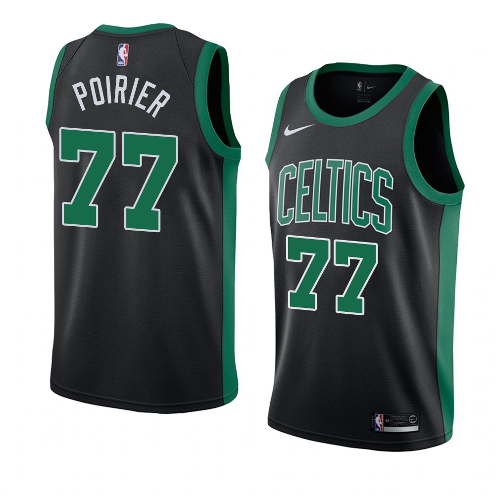 Maglia NBA Nike Boston Celtics #77 Vincent Poirier Nero Statement 2019-20 Acquista
