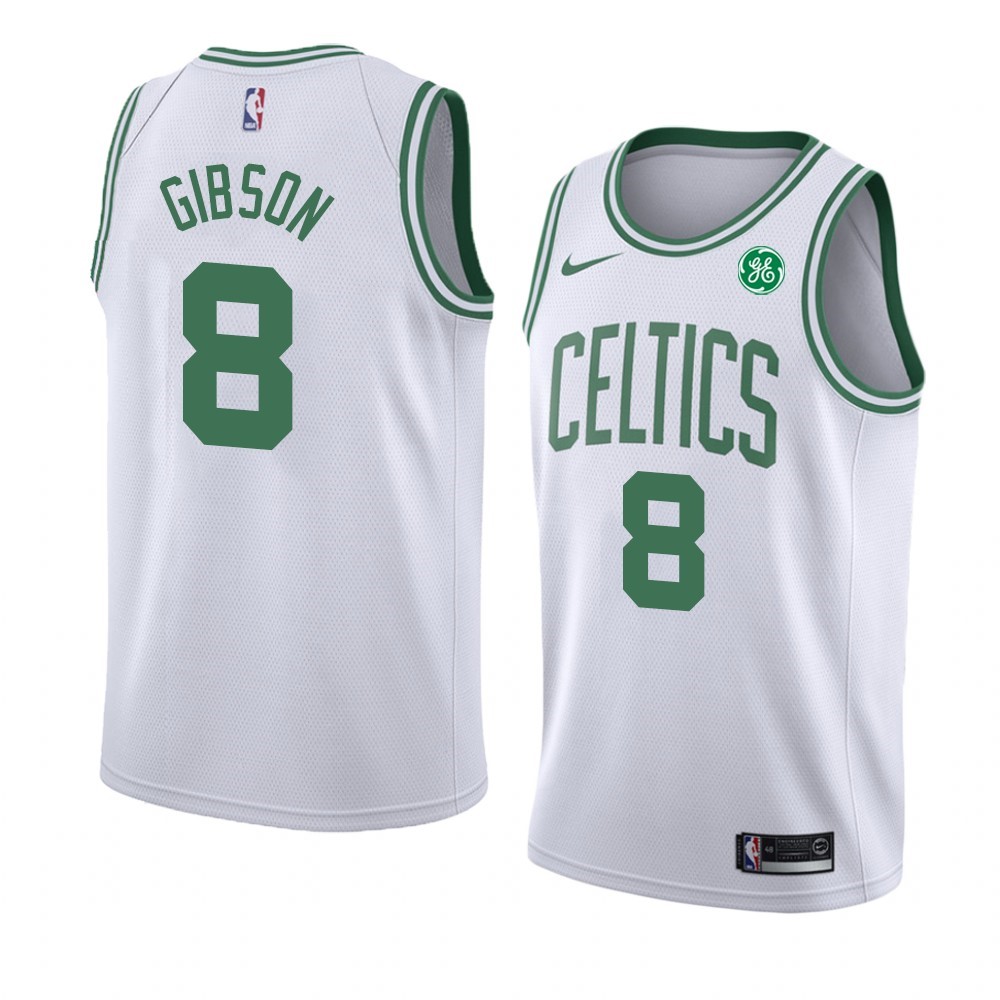 Maglia NBA Nike Boston Celtics #8 Jonathan Gibson Bianco Association 2019-20 Acquista