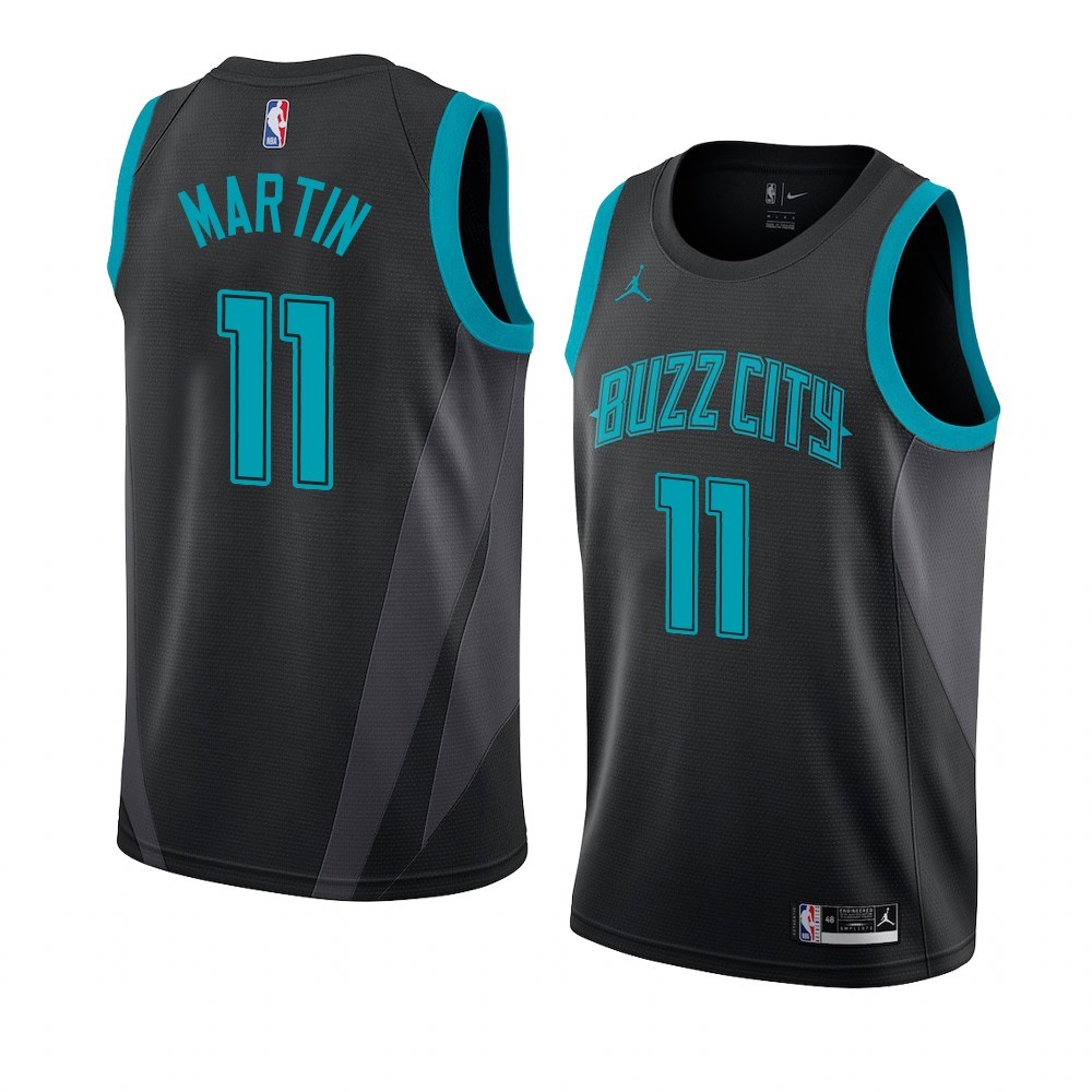 Maglia NBA Nike Charlotte Hornets #11 Cody Martin Nero Città 2019-20 Acquista