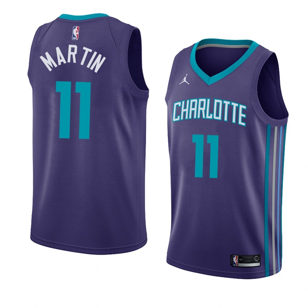 Maglia NBA Nike Charlotte Hornets #11 Cody Martin Pourpre Statement 2019-20 Acquista