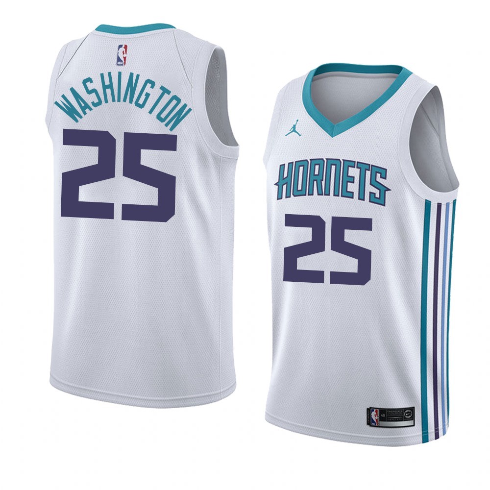 Maglia NBA Nike Charlotte Hornets #25 P.J. Washington Bianco Association 2019-20 Acquista