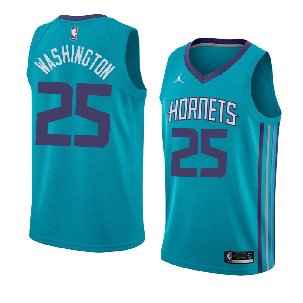 Maglia NBA Nike Charlotte Hornets #25 P.J. Washington Blu Icon 2019-20 Acquista