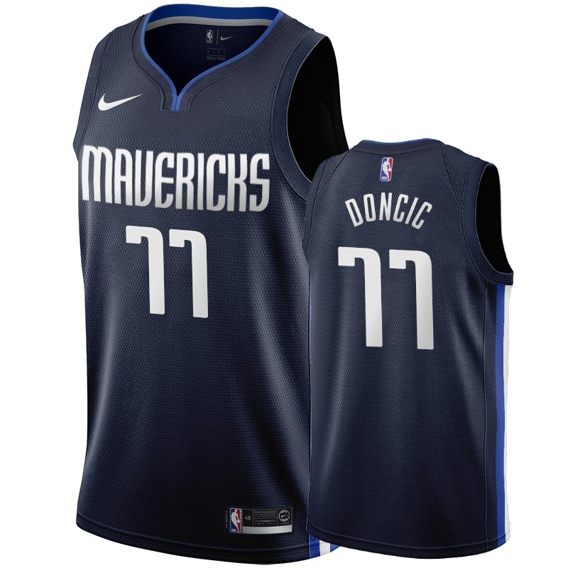 Maglia NBA Nike Dallas Mavericks #77 Luka Doncic Marino Statement 2019-20 Acquista