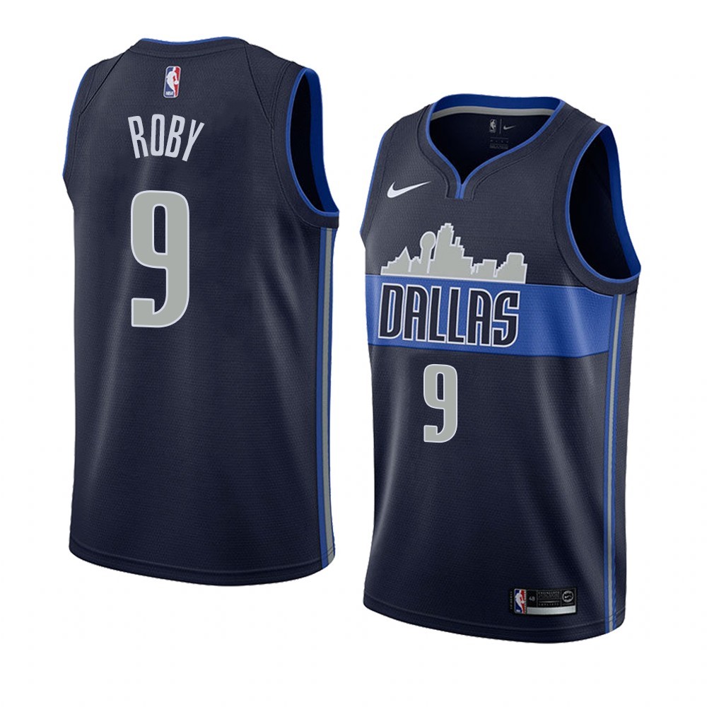 Maglia NBA Nike Dallas Mavericks #9 Isaiah Roby Marino Statement 2019-20 Acquista