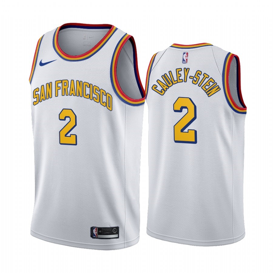 Maglia NBA Nike Golden State Warriors #2 Willie Cauley Stein Bianco 2019-20 Acquista