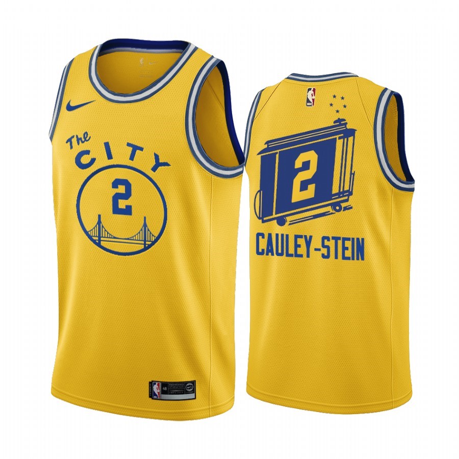 Maglia NBA Nike Golden State Warriors #2 Willie Cauley Stein Or 2019-20 Acquista