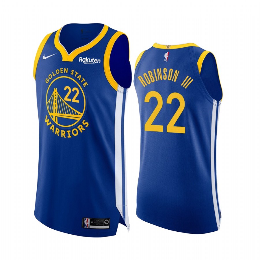 Maglia NBA Nike Golden State Warriors #22 Glenn Robinson III Blu Icon Edition Acquista