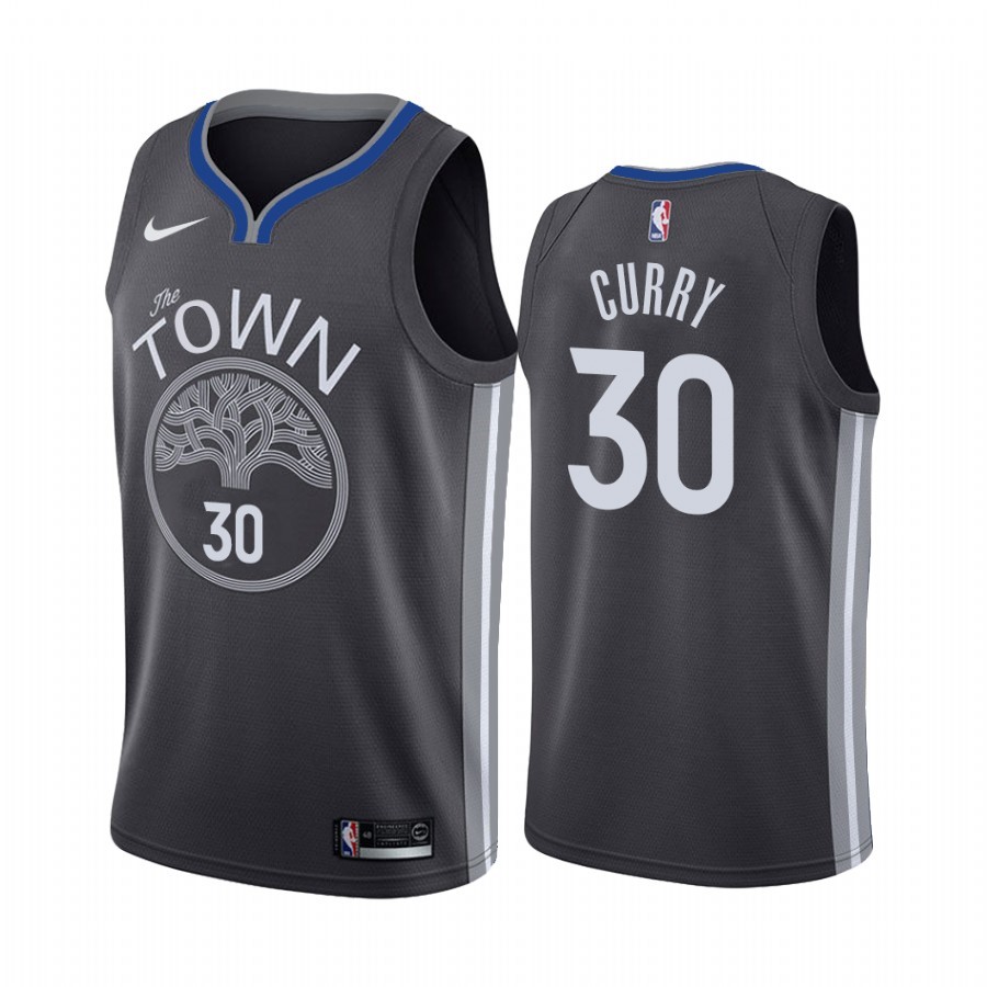 Maglia NBA Nike Golden State Warriors #30 Stephen Curry Nero Statement 2019-20 Acquista