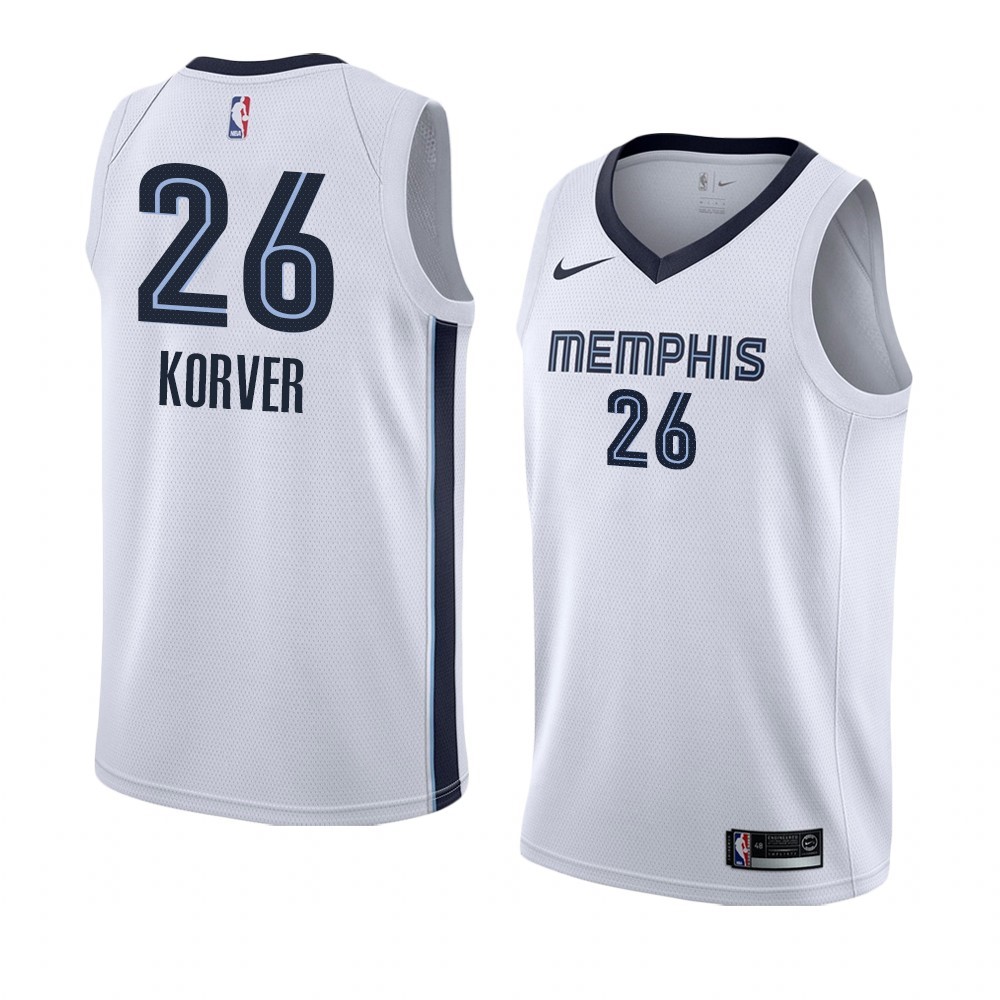 Maglia NBA Nike Menphis Grizzlies #26 Kyle Korver Bianco Association 2019-20 Acquista