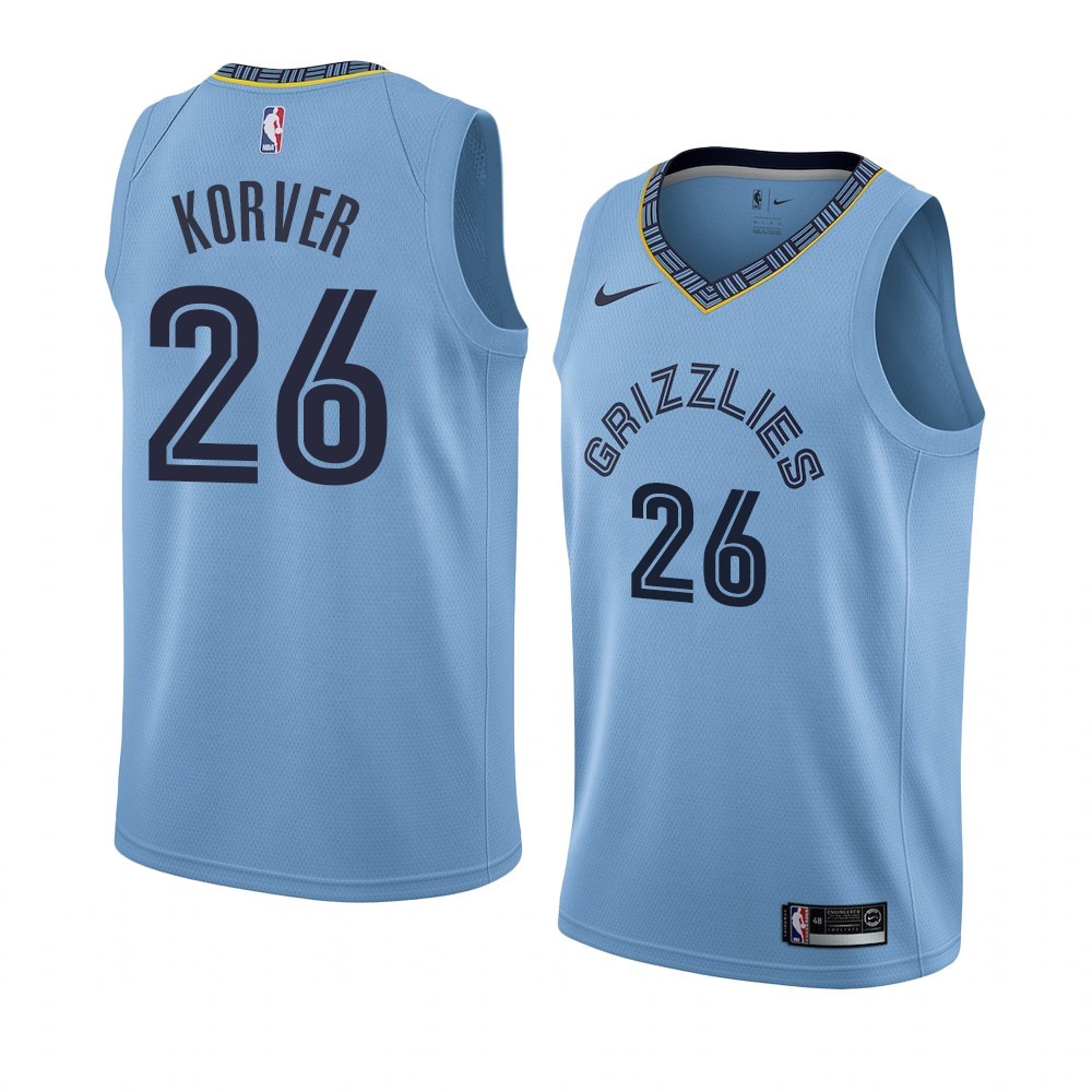 Maglia NBA Nike Menphis Grizzlies #26 Kyle Korver Blu Statement 2019-20 Acquista