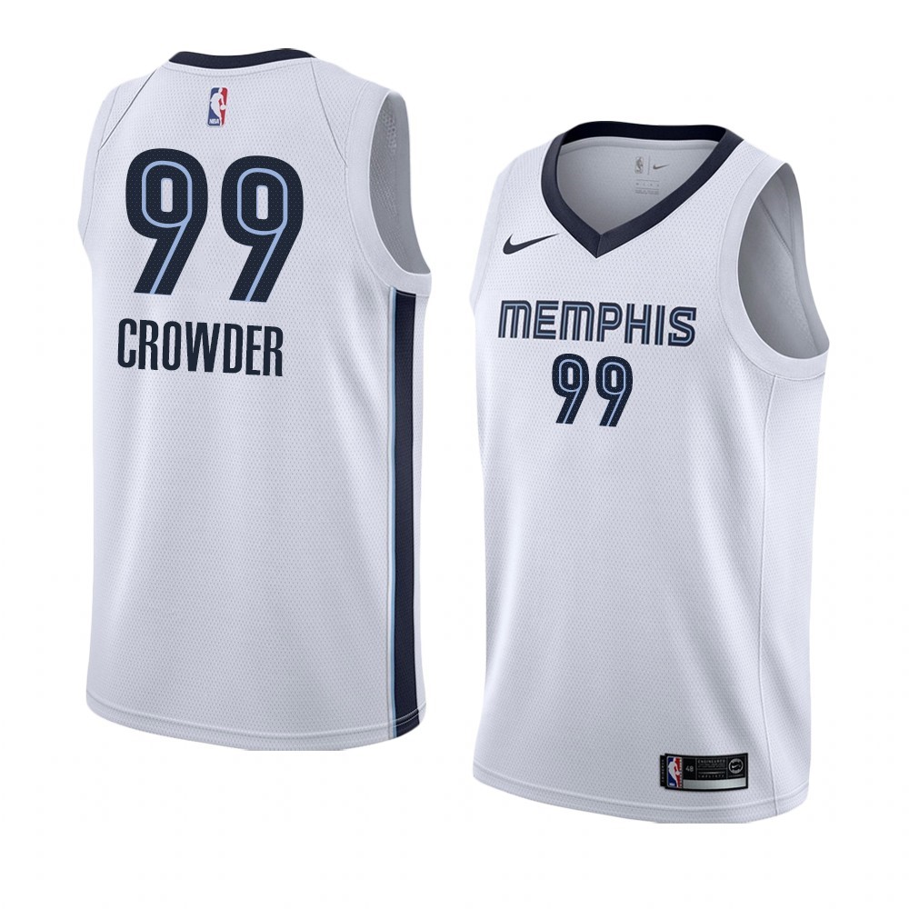 Maglia NBA Nike Menphis Grizzlies #99 Jae Crowder Bianco Association 2019-20 Acquista