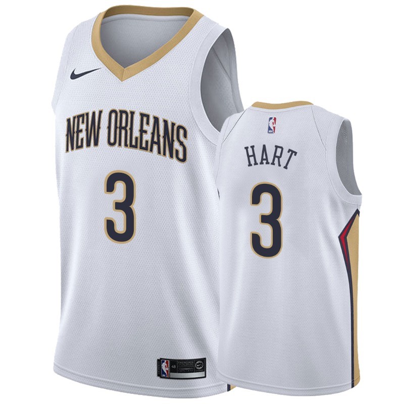 Maglia NBA Nike New Orleans Pelicans #3 Josh Hart Bianco Association 2019-20 Acquista
