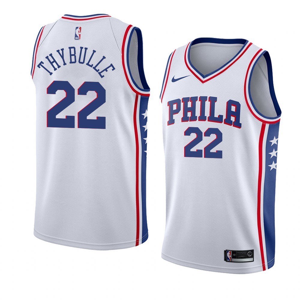 Maglia NBA Nike Phildelphia Sixers #22 Matisse Thybulle Bianco Association 2019-20 Acquista