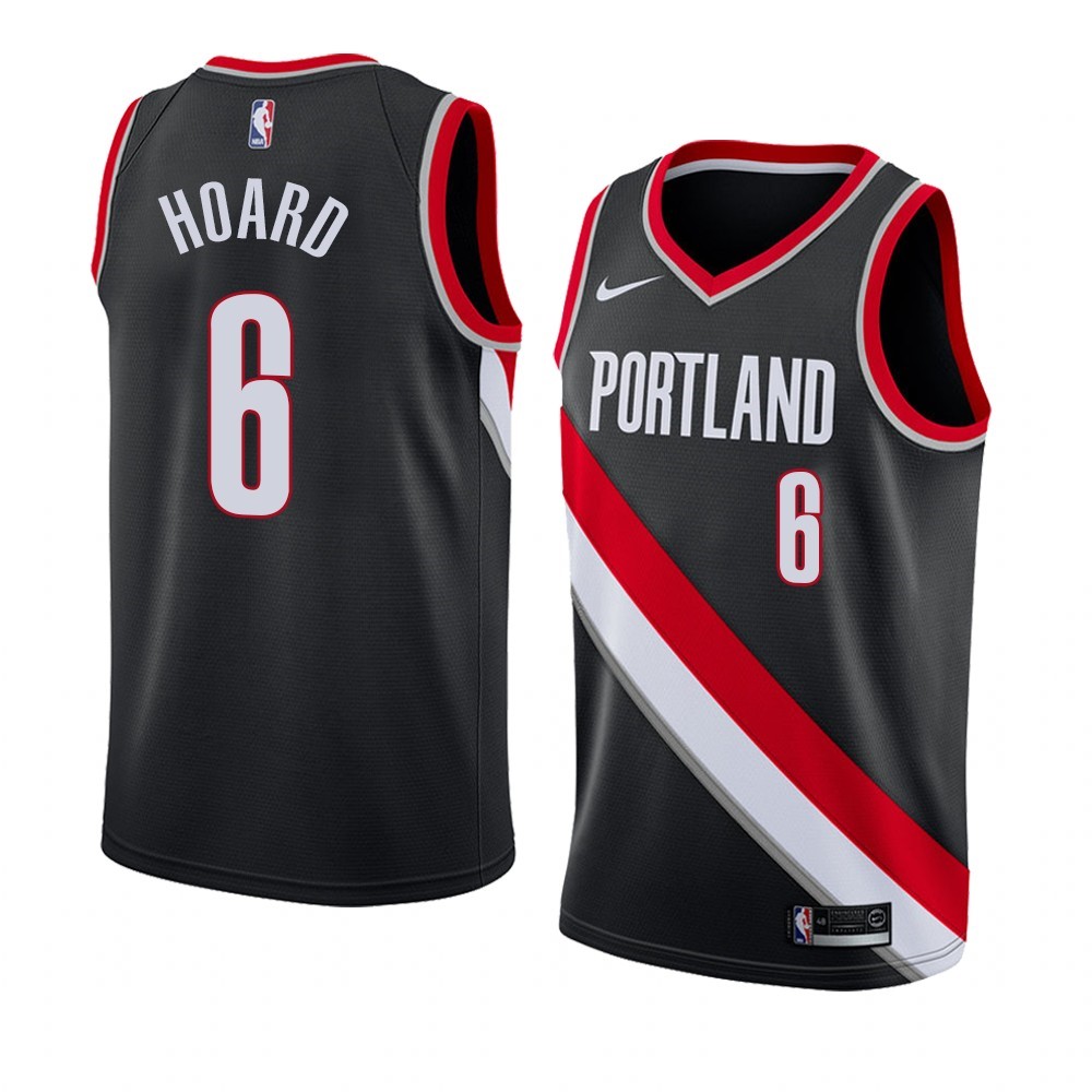 Maglia NBA Nike Portland Trail Blazers #6 Jaylen Hoard Bianco Icon 2019-20 Acquista