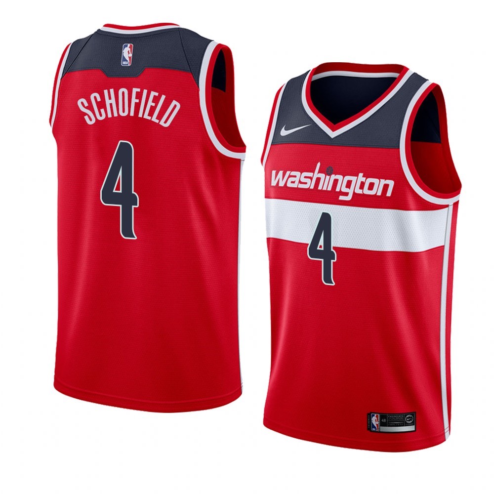 Maglia NBA Nike Washington Wizards #4 Admiral Schlfield Rosso Icon 2019-20 Acquista