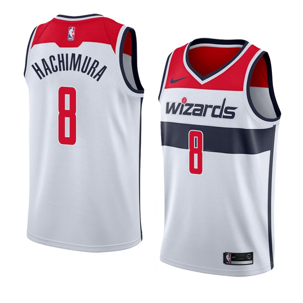 Maglia NBA Nike Washington Wizards #8 Rui Hachimura Bianco Association 2019-20 Acquista