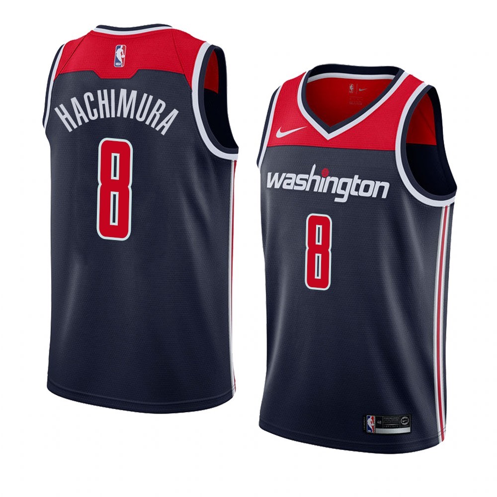 Maglia NBA Nike Washington Wizards #8 Rui Hachimura Marino Statement 2019-20 Acquista