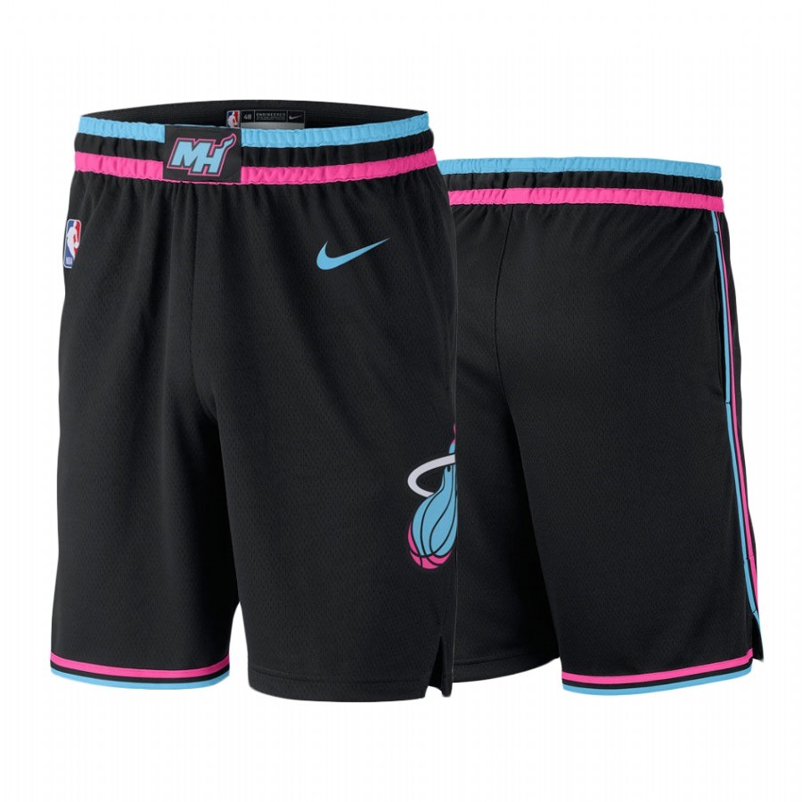 Pantaloni Basket Miami Heat Nike Nero Acquista