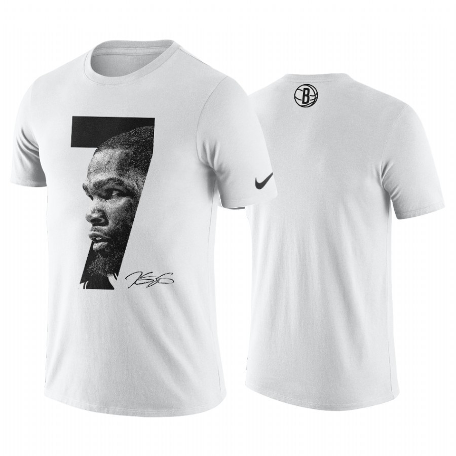 T-Shirt Brooklyn Nets Kevin Durant Bianco Acquista
