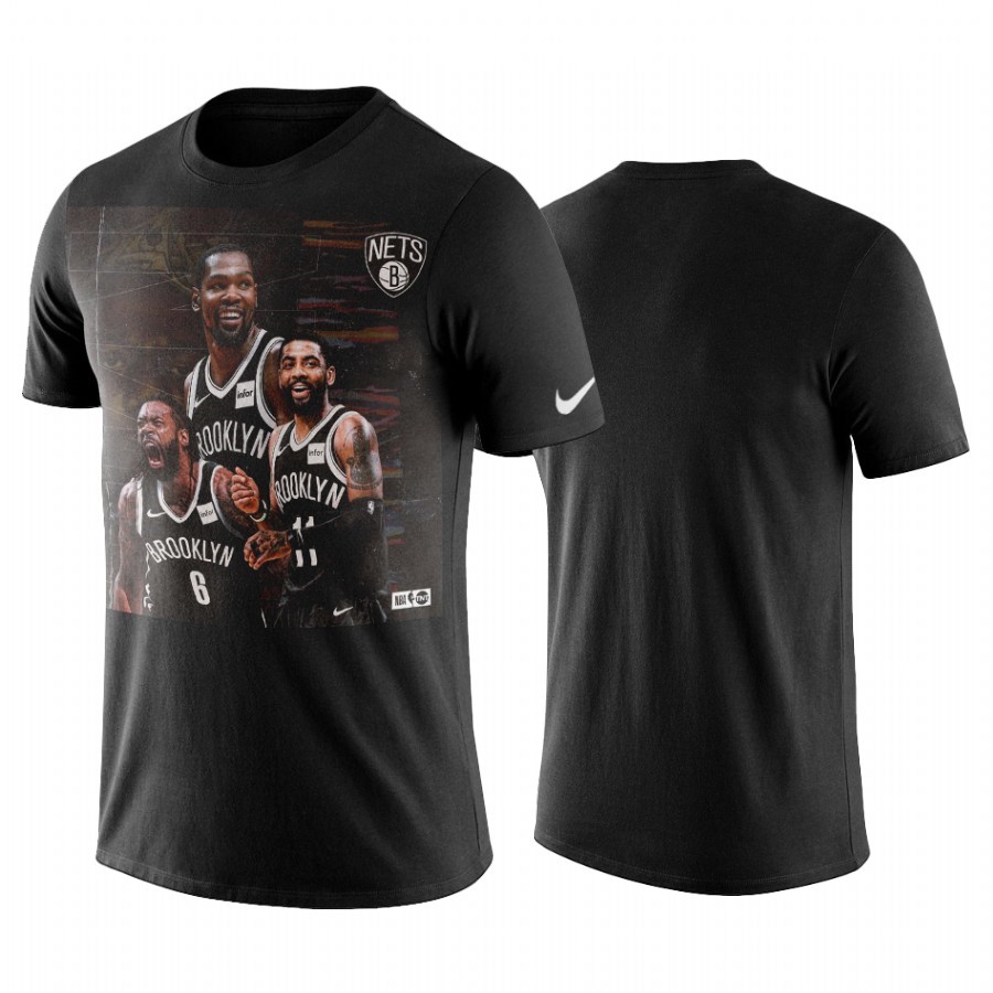 T-Shirt Brooklyn Nets Kyrie Irving Nero Acquista