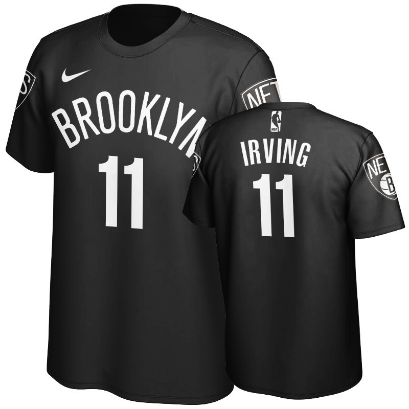 T-Shirt Brooklyn Nets Kyrie Irving Nero Bianco Acquista
