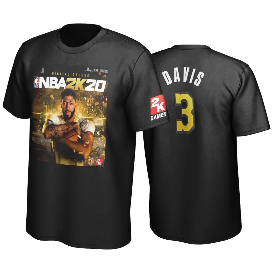 T-Shirt Golden State Los Angeles Lakers Anthony Davis Nero Acquista