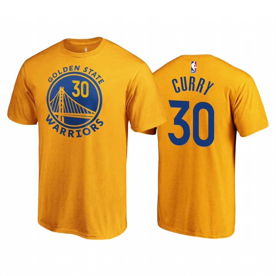T-Shirt Golden State Warriors Stephen Curry Jaune Acquista