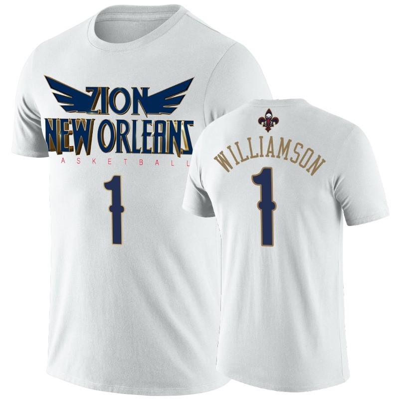 T-Shirt New Orleans Pelicans Zion Williamson Bianco Acquista