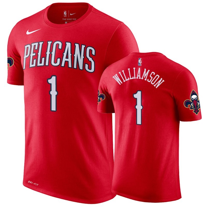 T-Shirt New Orleans Pelicans Zion Williamson Rosso Statement Acquista