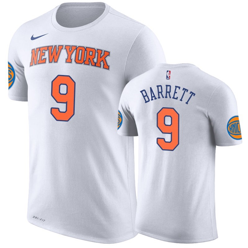 T-Shirt New York Knicks R.J. Barrett Bianco Association Acquista