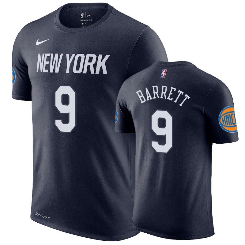 T-Shirt New York Knicks R.J. Barrett Nero Acquista