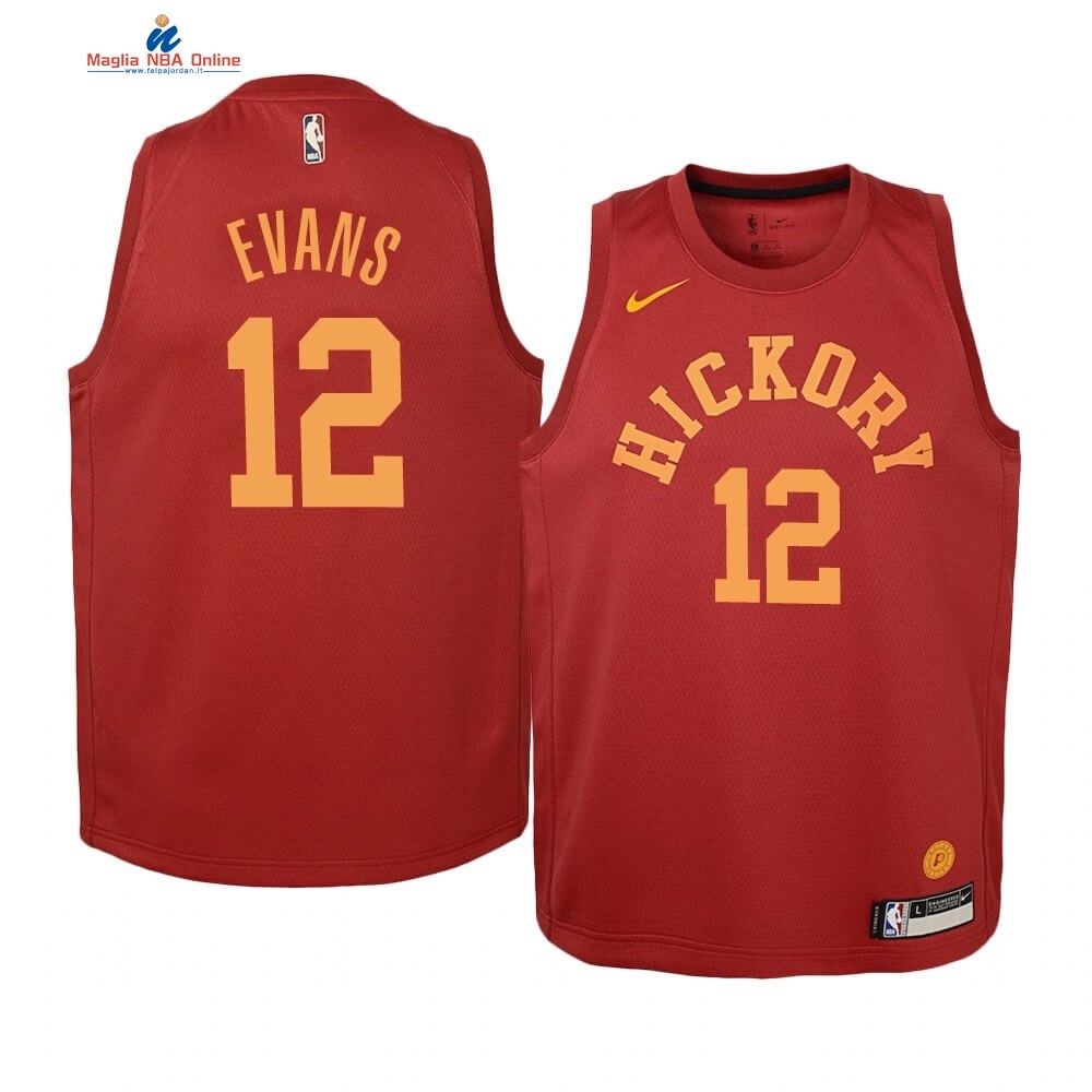 Maglia NBA Bambino Indiana Pacers #12 Tyreke Evans Nike Retro Marrone Acquista