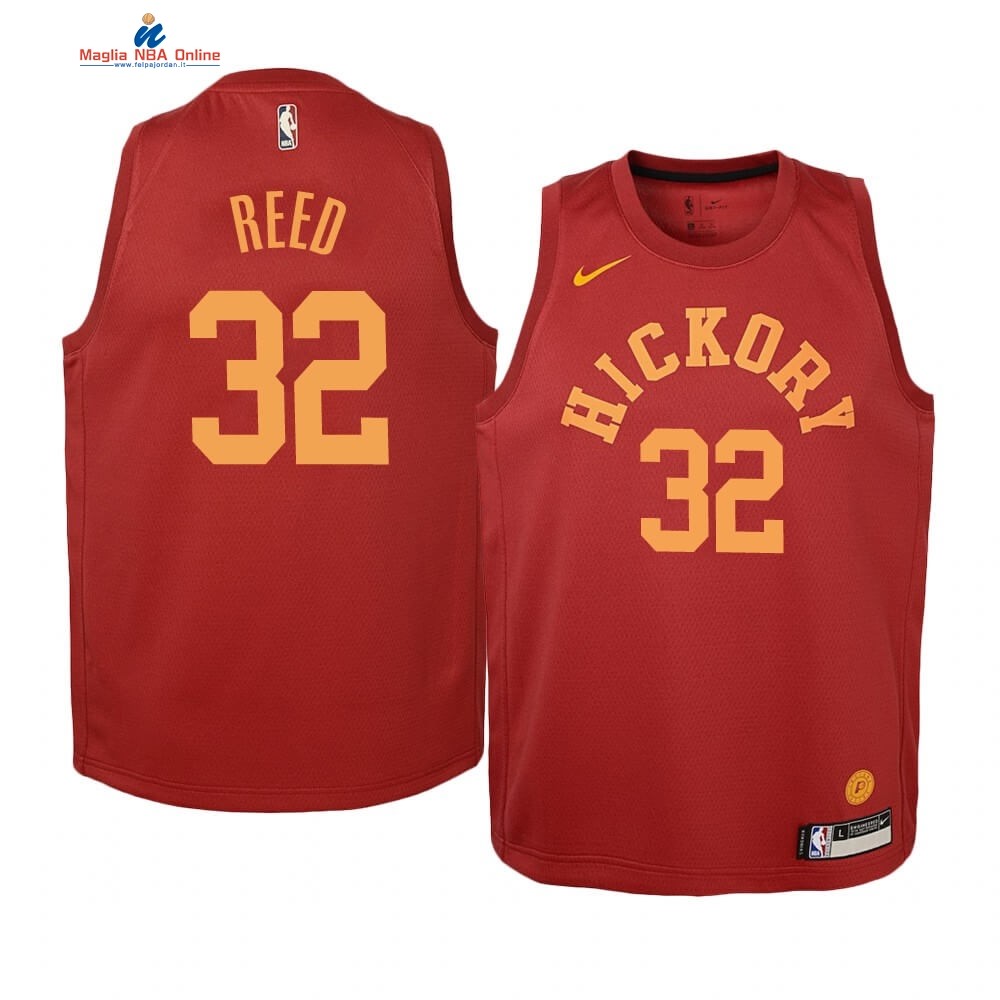 Maglia NBA Bambino Indiana Pacers #32 Davon Reed Nike Retro Marrone Acquista