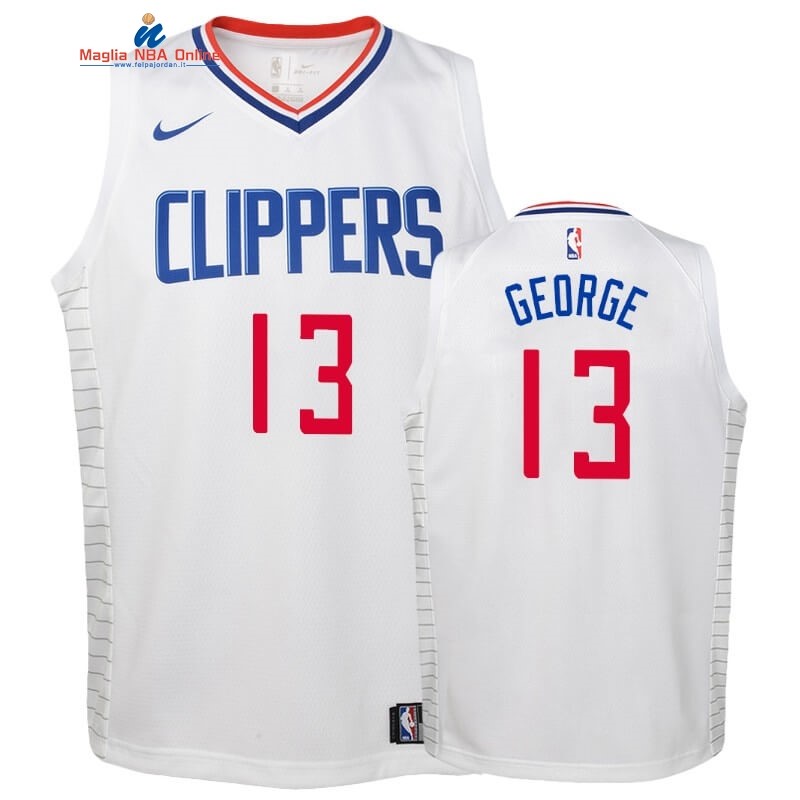 Maglia NBA Bambino Los Angeles Clippers #13 Paul George Bianco Association 2019-20 Acquista