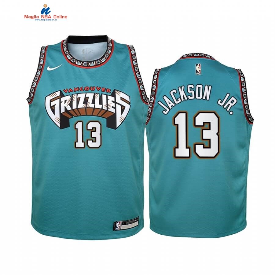 Maglia NBA Bambino Memphis Grizzlies #13 Jaren Jackson Jr. Verde Hardwood Classics Acquista
