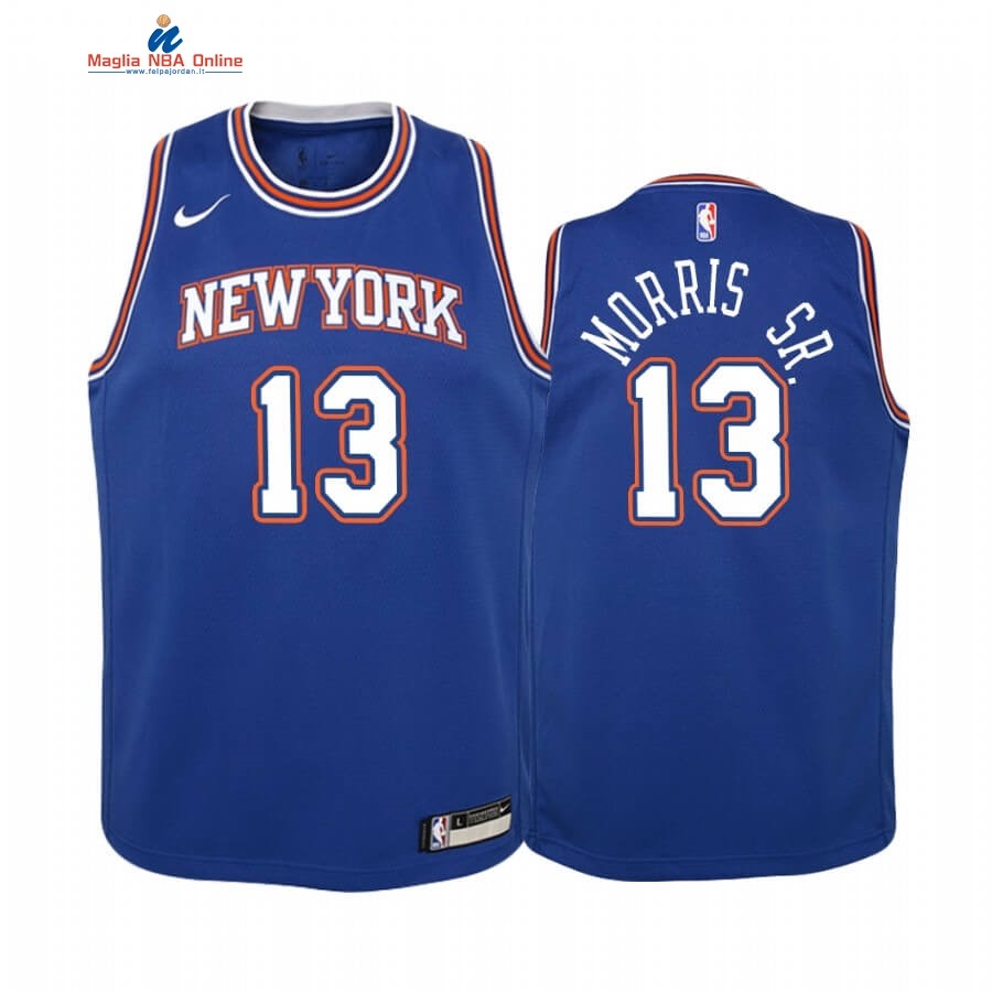 Maglia NBA Bambino New York Knicks #13 Marcus Morris Sr. Blu Statement 2019-20 Acquista