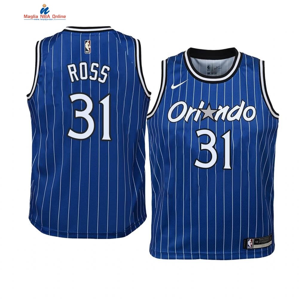 Maglia NBA Bambino Orlando Magic #31 Terrence Ross Blu Hardwood Classics Acquista