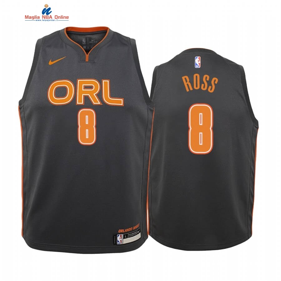 Maglia NBA Bambino Orlando Magic #8 Terrence Ross Nike Nero Città 2019-20 Acquista