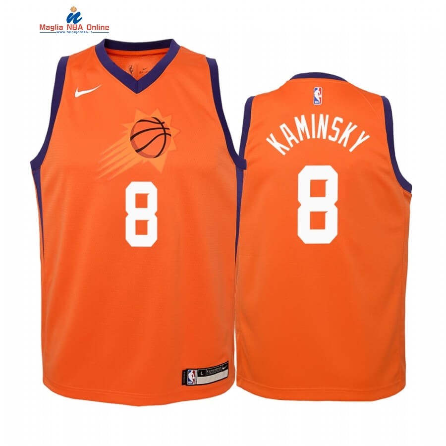 Maglia NBA Bambino Phoenix Suns #8 Frank-Kaminsky III Arancia Statement 2019-20 Acquista